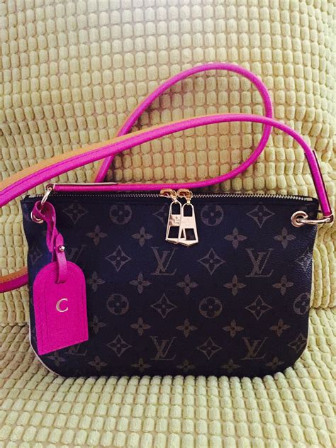 louis vuitton original pattern with pink bag|louis vuitton cross bag pink.